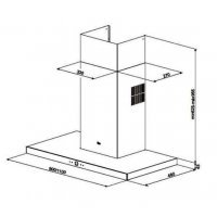 Hota Decorativa DSJ 980, 90 cm